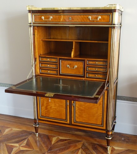 Secrétaire en citronnier d'époque Directoire - GSLR Antiques