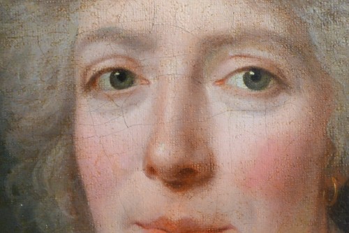 Jean-François Bellier, paire de portraits, sa sœur Philippine et son époux Edme - Directoire