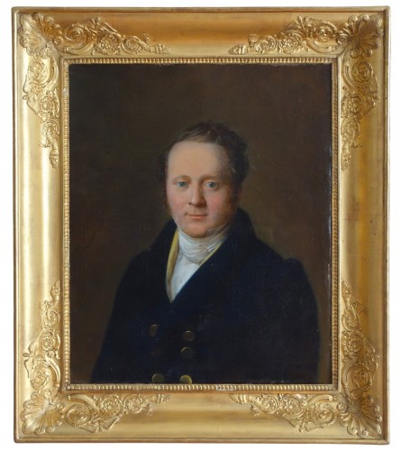 Portrait Of A Gentleman 1827, Jean François Garneray, Pupil Of David