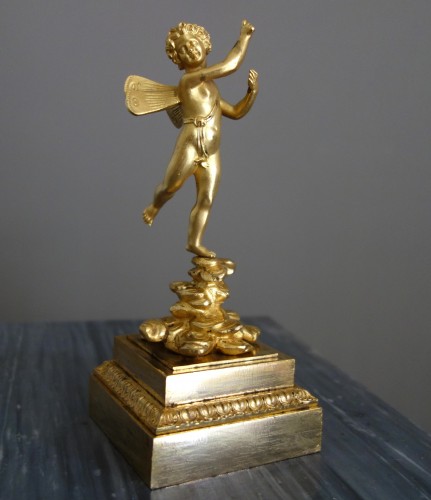 Early 19th century Zephyr statuette in gilt bronze - 