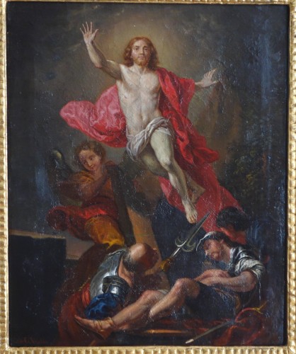 The Resurrection of Christ after van Loo - Paintings & Drawings Style 