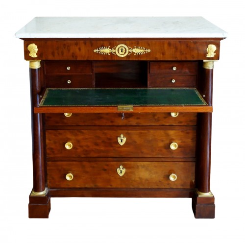 Commode secrétaire d'époque Empire - estampille Molitor