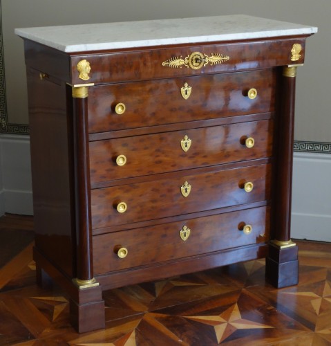 XIXe siècle - Commode secrétaire d'époque Empire - estampille Molitor