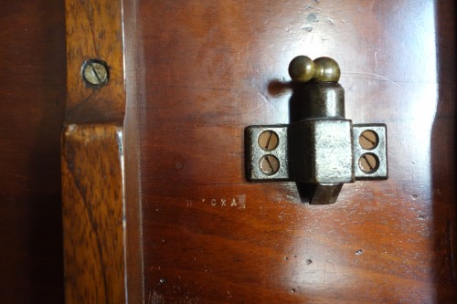 Louis XVI - Guéridon en acajou d'époque Louis XVI estampille de Canabas