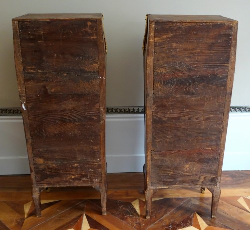 XVIIIe siècle - Paire de chiffonniers d'époque Louis XV