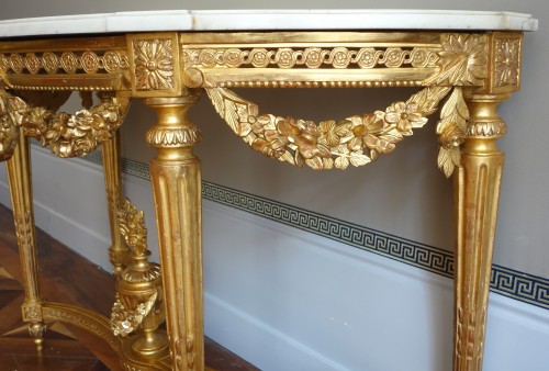 Console en bois doré d'époque Louis XVI - GSLR Antiques