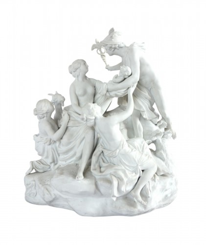 La naissance de Bacchus, biscuit de Sèvres d'époque Louis XVI