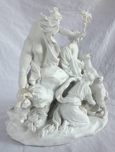 XVIIIe siècle - La naissance de Bacchus, biscuit de Sèvres d'époque Louis XVI