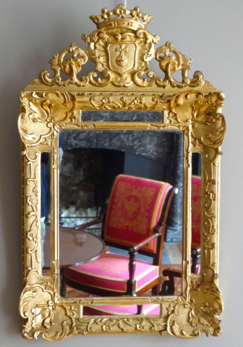 Miroir à parecloses en bois doré - Miroirs, Trumeaux Style Napoléon III