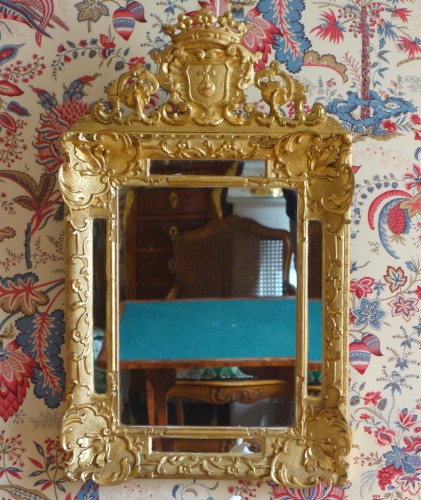 Miroir à parecloses en bois doré - Napoléon III