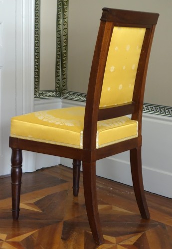 Paire de chaises en acajou d'époque Empire estampille de Jacob Desmalter - GSLR Antiques