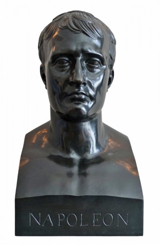 Buste de Napoleon en hermès - bronze d'epoque Empire