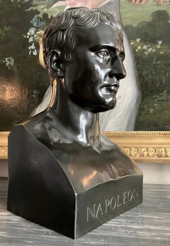 Buste de Napoleon en hermès - bronze d'epoque Empire - Empire