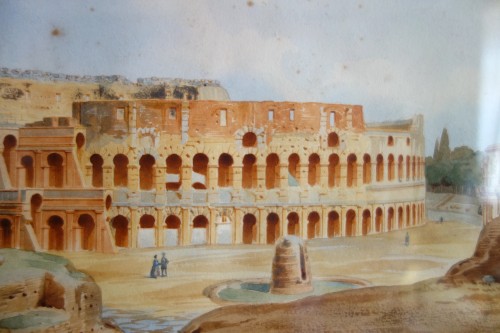 Victor-Jean Nicolle (1754–1826) - Vue du Collisée à Rome - GSLR Antiques
