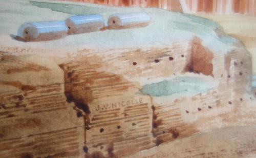Victor-Jean Nicolle (1754–1826) - Vue du Collisée à Rome - Directoire
