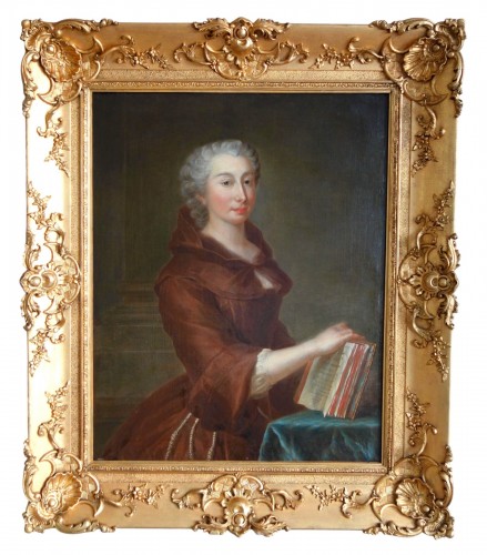 18th century French School, portrait of a false devotee