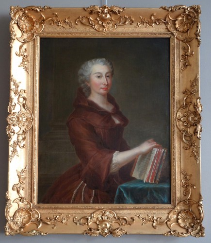 18th century French School, portrait of a false devotee - 