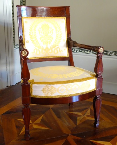 Sièges Fauteuil & Bergère - Fauteuil en acajou d'époque Empire