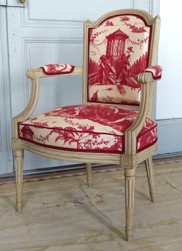 Mobilier de salon d'époque Louis XVI - estampille de Claude Séné - GSLR Antiques