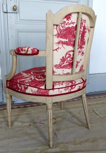 Antiquités - Mobilier de salon d'époque Louis XVI - estampille de Claude Séné