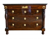 Commode d'époque Consulat en acajou attribuée à Jacob Frères