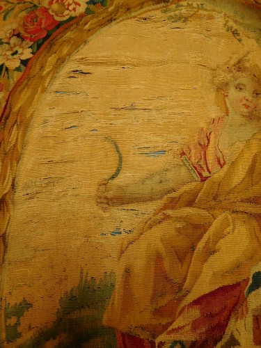 Antiquités - 18th century Aubusson tapestry - Ceres, allegory of summer