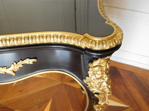 Antiquités - Game table / card table, mid 19th century