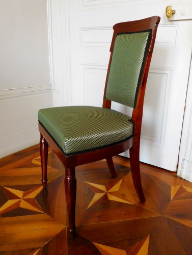 Chaises en acajou d'époque Empire - estampille de Jacob Desmalter - GSLR Antiques