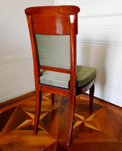 Antiquités - Jacob Desmalter - Empire mahogany chairs stamped