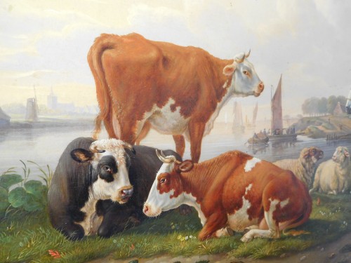 Cavalier dans un paysage - Abraham Bruiningh van Worell vers 1820-1830 - GSLR Antiques