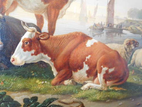 Cavalier dans un paysage - Abraham Bruiningh van Worell vers 1820-1830 - Restauration - Charles X