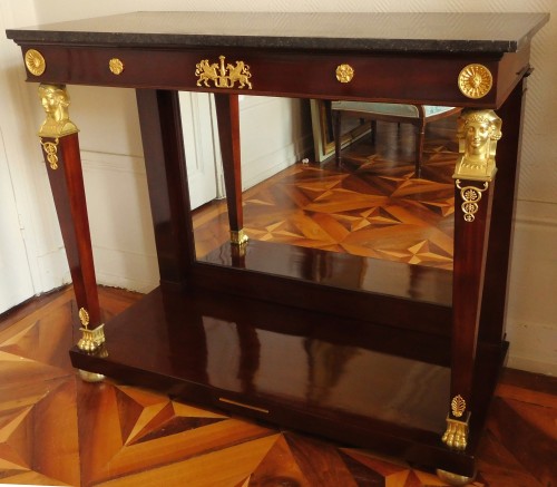 Mobilier Console - Console Retour d'Egypte en acajou