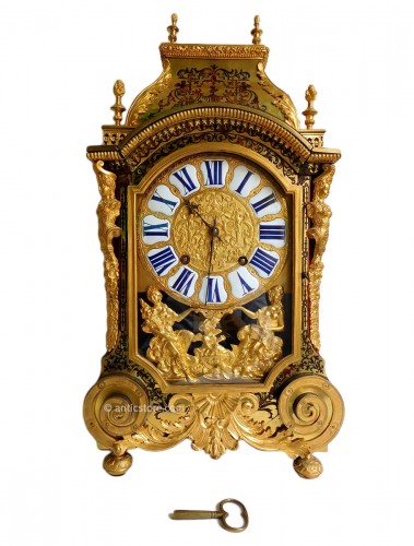 Louis XIV Boulle marquetry clock