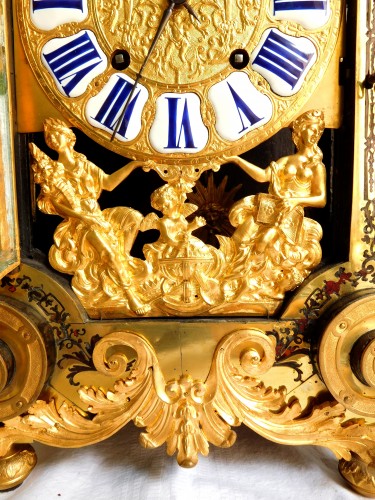 Louis XIV - Louis XIV Boulle marquetry clock