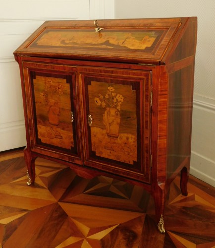 Furniture  - 18th century Writing desk, stamped Topino