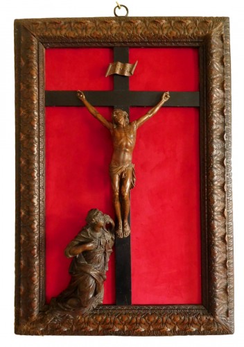 Christ en Croix en bois de Bagard vers 1680 - 1700