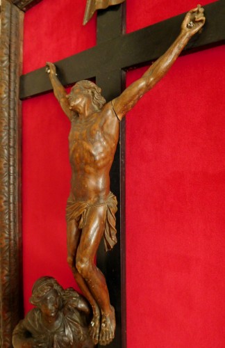 XVIIe siècle - Christ en Croix en bois de Bagard vers 1680 - 1700
