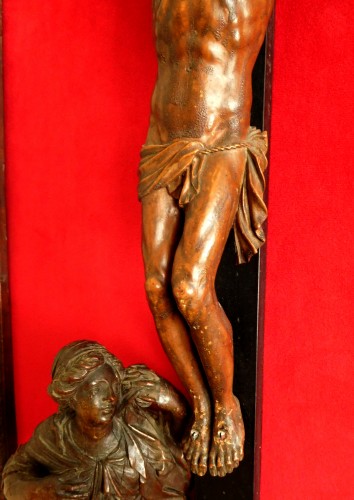 Louis XIV - Christ en Croix en bois de Bagard vers 1680 - 1700