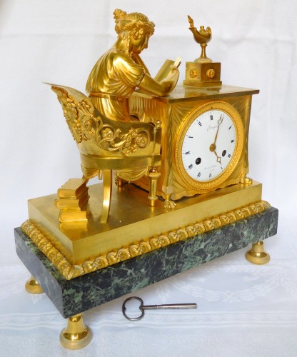 Pendule La Liseuse, d'après Reiche par Claude Galle & Grand Girard - GSLR Antiques