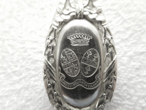 Sterling silver flatware 84 pieces - silversmith Queille - Art nouveau