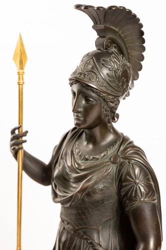 Pendule Athena par Gérard-Jean Galle (1788-1846)  - 