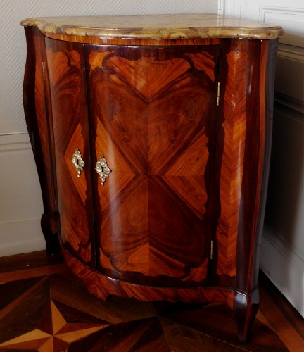 18th century - Louis XV Corner Cupboard by Nicolas Petit