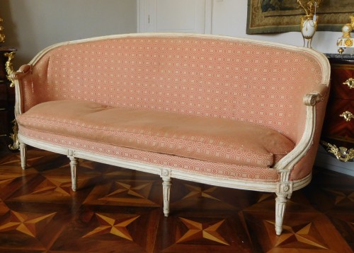 Large set of Louis XVI seats - stamped JB Lelarge  - Seating Style Louis XVI