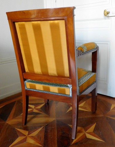 Empire period desk mahogany armchair  - Empire