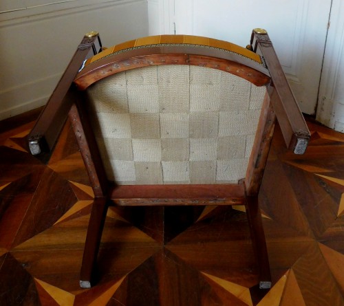 Antiquités - Empire period desk mahogany armchair 