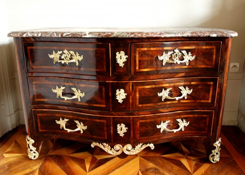 Mobilier Commode - Commode d'époque Louis XV estampillée de Fléchy