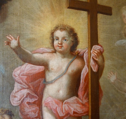 Louis XIV - L'enfant Jésus en gloire  - Pierre Staron 1711 