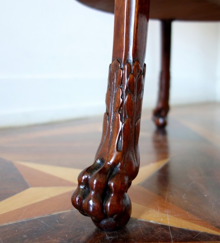 Antiquités - Mahogany so-called cabaret table, Consulate period, attributed to Molitor