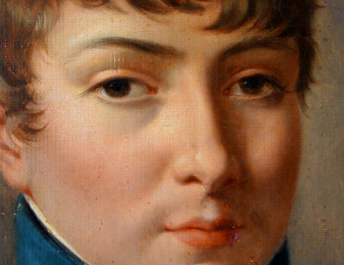 XIXe siècle - Portrait d'un lycéen sous l'Empire - Ecole française du début 19e siècle