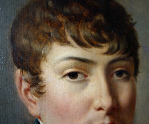 Portrait d'un lycéen sous l'Empire - Ecole française du début 19e siècle - Empire